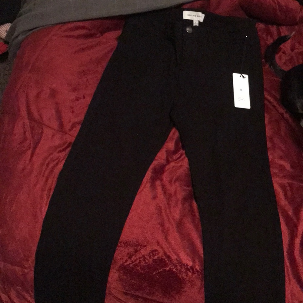 Black jeggings